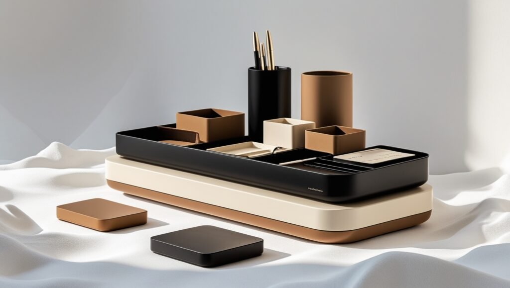 Stylish desk organizer for 2025 New Year gifts