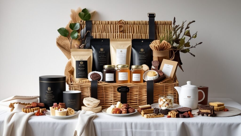 Luxury tea and coffee hamper for New Year gifting